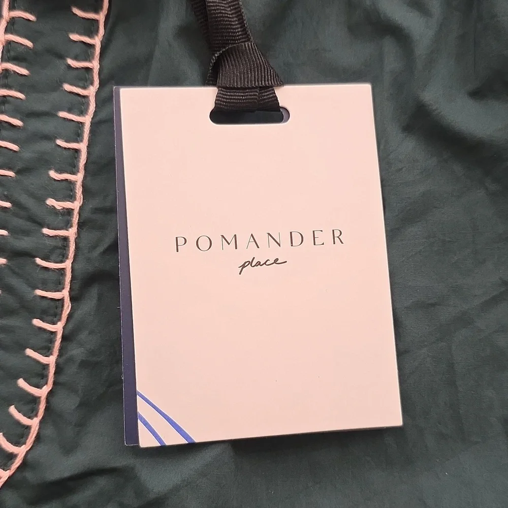 POMANDER PLACE Mini Oversized Evergreen Kinsley‎ Dress Size L - Picture 7 of 9